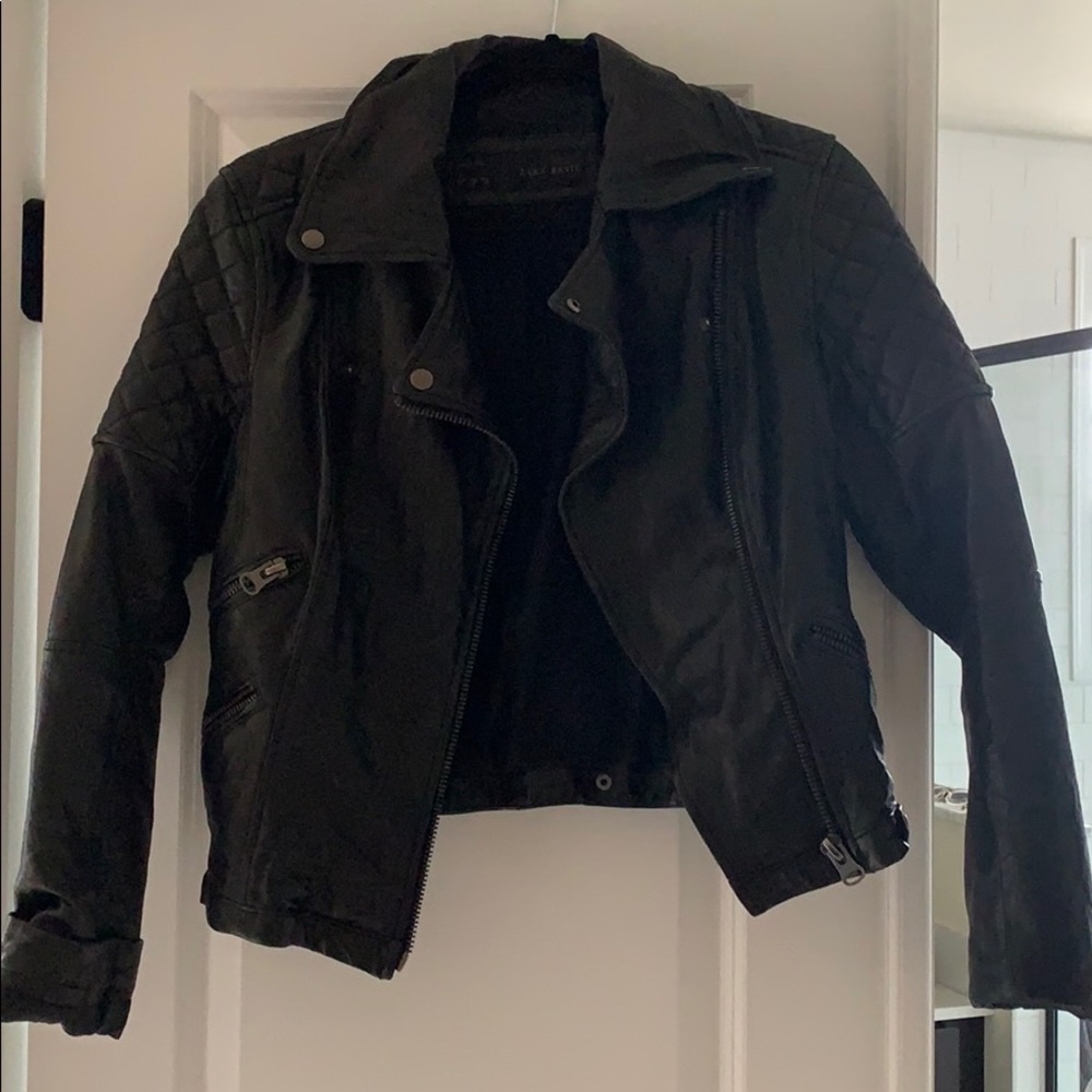 Real leather jacket